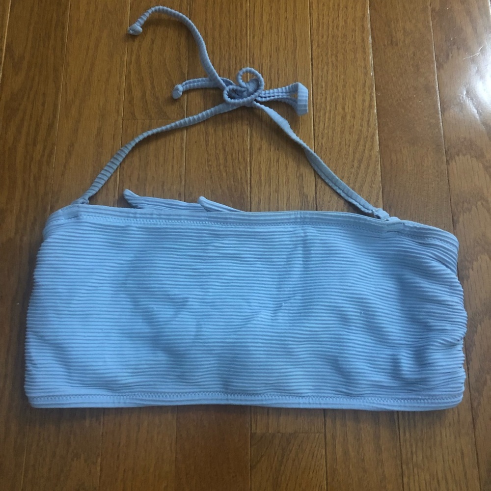 H&M blue bikini top
